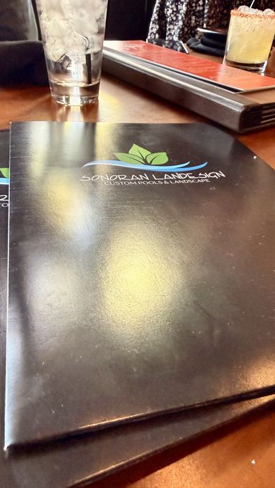 The Sonoran Landesign menu