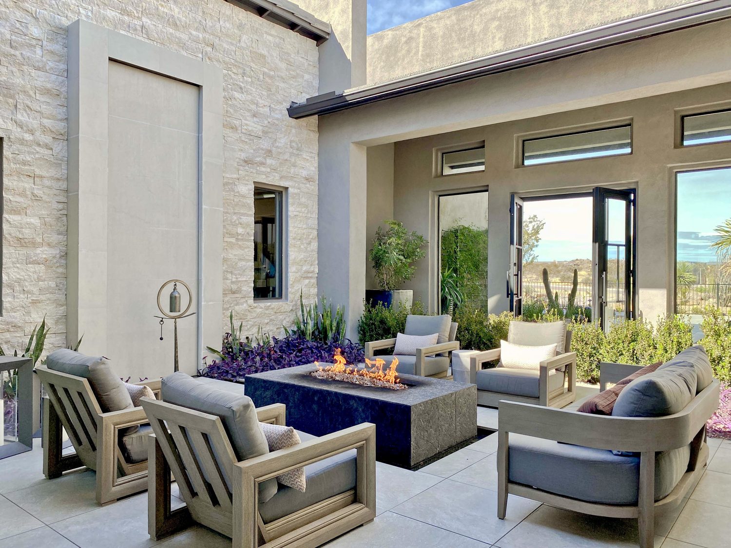 Courtyard Elegance — landscape in Scottsdale, AZ